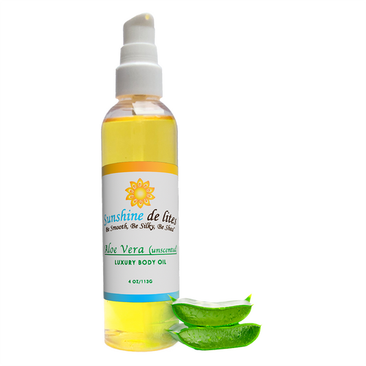 Aloe Vera luxury body oil unscented oil